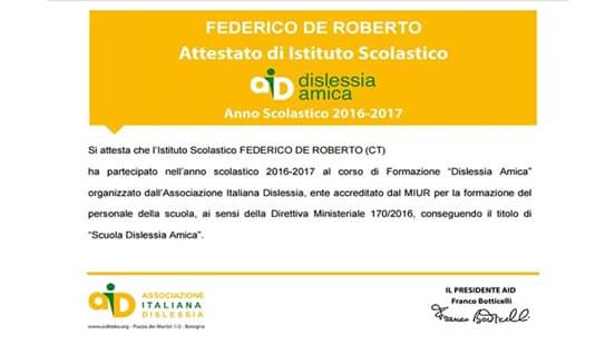 Circolare n° 118: Partecipazione a progetto AID “Dislessia Amica” corso avanzato